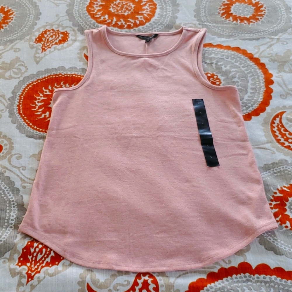 Shimmery Pink LuxeSpun Banana Republic Tank Top: Small